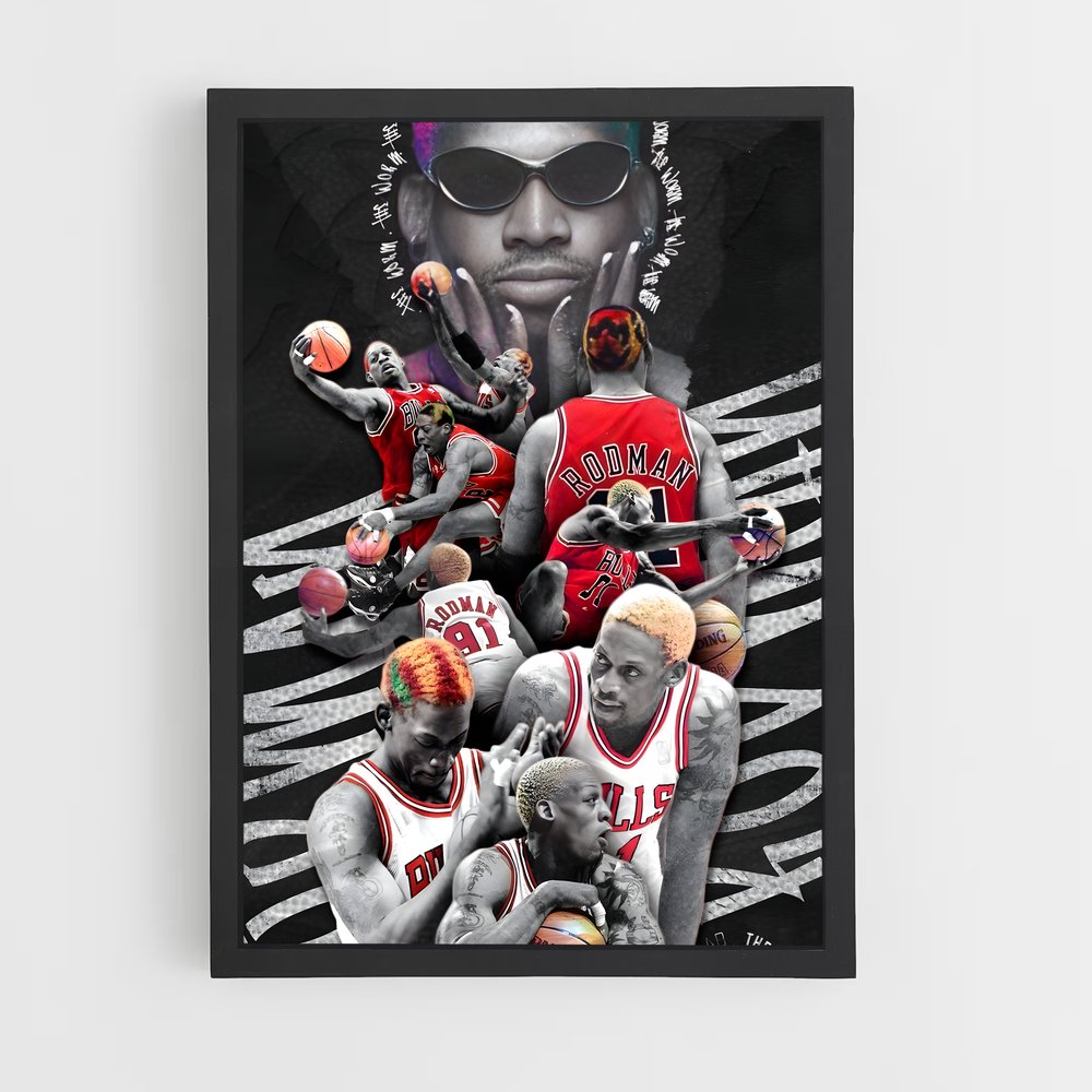 Poster Chicago de bulls – affiche Basketball (vue 2)
